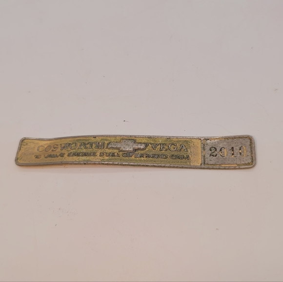 One Of A Kind Cosworth Vega Dash Plaque Car Number 2010 - Picture 2 of 5